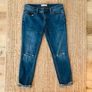 Free People Cropped Jeans